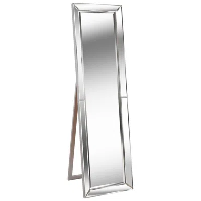 Kenroy Home Chauncey 64" X 18 1/4" Silver Standing Floor Mirror