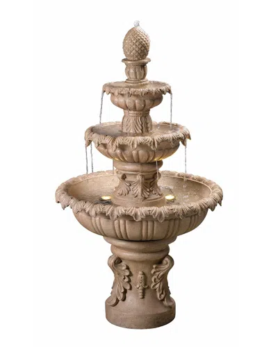 KENROY HOME KENROY HOME IBIZA 3-TIER FLOOR FOUNTAIN