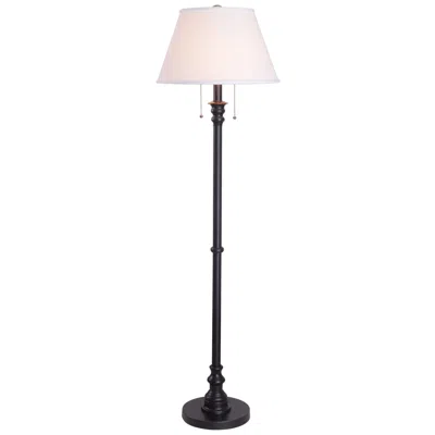 Kenroy Home Kenroy Spyglass Bronze Double Pull Floor Lamp In Black