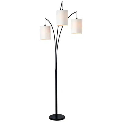 Kenroy Home Leah 83.5" High 3-light Black Floor Lamp