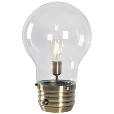 Kenroy Home Light Bulb 18" High Bulb Accent Table Lamp In White