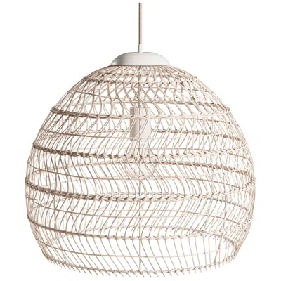 Kenroy Home Maverick 18 3/4" Wide Natural Rattan Pendant Light In Neutral