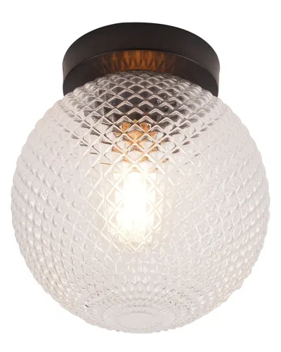 KENROY HOME KENROY HOME PRISMATIC 1-LIGHT FLUSH MOUNT