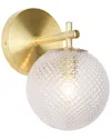 Kenroy Home Prismatic 1-light Wall Sconce In Gold