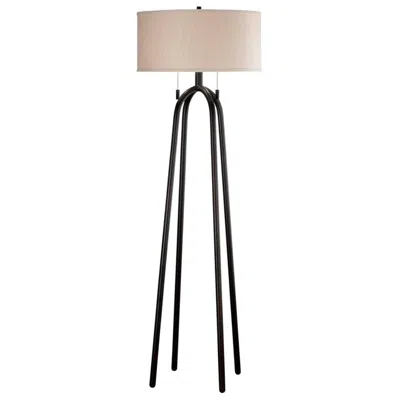Kenroy Home Quadratic 61" High Four-leg Oil-rubbed Bronze Floor Lamp In Nude