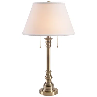 Kenroy Home Spyglass Antique Brass Table Lamp In Neutral