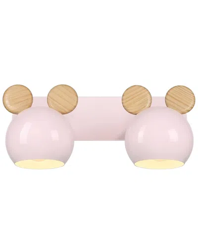 Kenroy Home Topsy 2-light Vanity In Pink