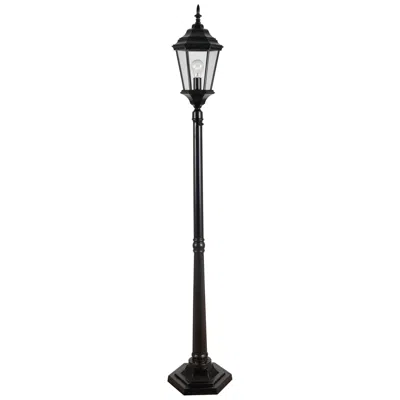 Kenroy Home Villa 71.45" High Oil Rubbed Bronze Post Light In Black