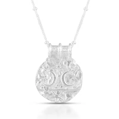 Kensho Heirlooms Men's Silver The Universe Has My Back Sliver
