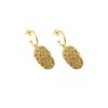 Kensho Heirlooms Women's Eternal Vision In Your Palm Gold Hoop Earrings In Gold