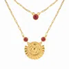 Kensho Heirlooms Women's The Cancer Zodiac Amulet Necklace In Gold In Gold