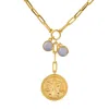 Kensho Heirlooms Women's The Libra Zodiac Amulet Necklace In Gold In Gold