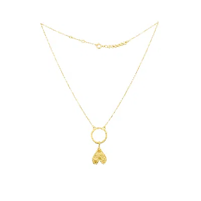 Kensho Heirlooms Women's The Origins Of Love Gold Charm