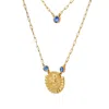 Kensho Heirlooms Women's The Sagittarius Zodiac Amulet Necklace In Gold In Gold