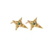 Kensho Heirlooms Women's The Skycompass Gold Stud Earrings In Gold