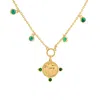 Kensho Heirlooms Women's The Taurus Zodiac Amulet Necklace In Gold In Gold