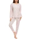 Kensie 2pc Pullover & Jogger Pant Set In Pink
