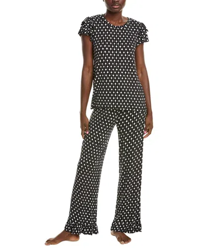 Kensie 2pc T-shirt & Pant Pajama Set In Pattern