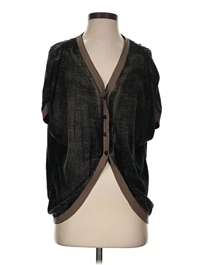 Pre-owned Kensie 3/4 Sleeve Blouse In Black