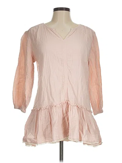 Pre-owned Kensie 3/4 Sleeve Blouse In Pink