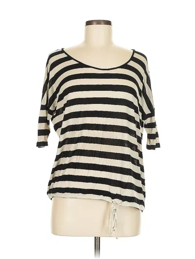 Pre-owned Kensie 3/4 Sleeve T-shirt In White