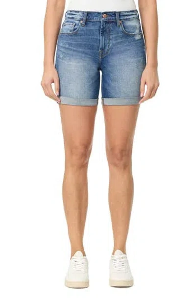Kensie 7" Double Roll Cuff Shorts