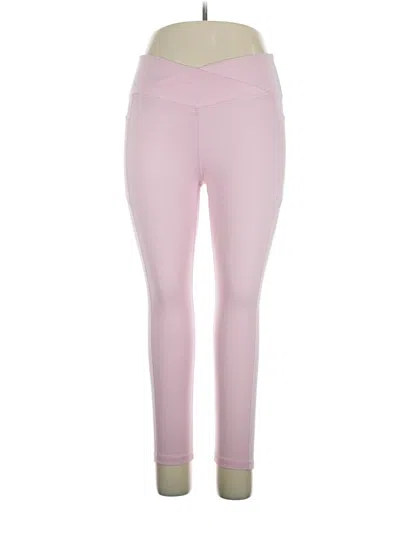 Pre-owned Kensie Active Pants In Pink