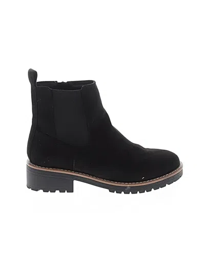 Pre-owned Kensie Ankle Boots In Black