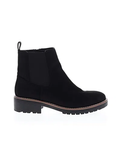 Pre-owned Kensie Ankle Boots In Black