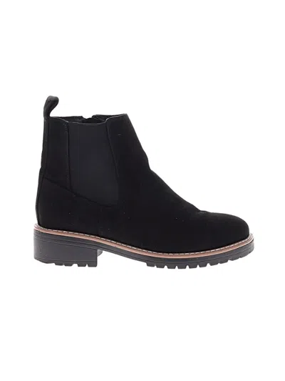 Pre-owned Kensie Ankle Boots In Black