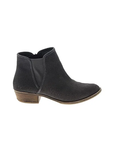 Pre-owned Kensie Ankle Boots In Black