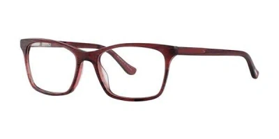 Kensie Artisan Women's Glasses, Red, Size 50