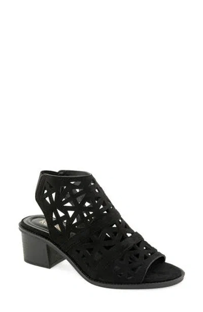 Kensie Atlas Block Heel Sandal In Black