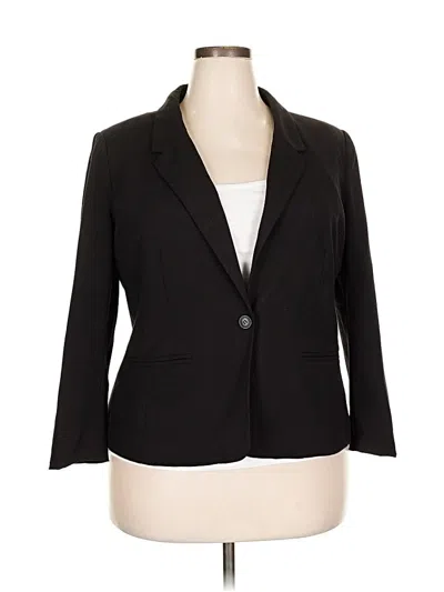 Pre-owned Kensie Blazer Jacket In Black
