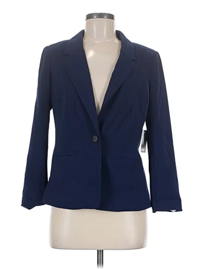 Pre-owned Kensie Blazer Jacket In Blue
