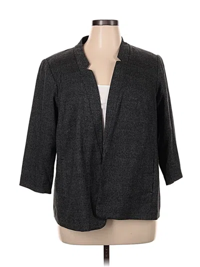 Pre-owned Kensie Blazer Jacket In Gray