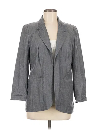 Pre-owned Kensie Blazer Jacket In Gray