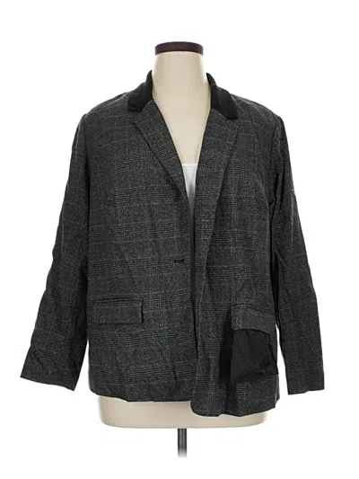 Pre-owned Kensie Blazer Jacket In Gray