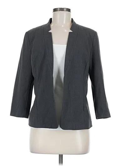 Pre-owned Kensie Blazer Jacket In Gray