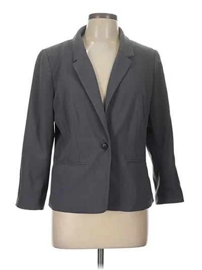 Pre-owned Kensie Blazer Jacket In Gray