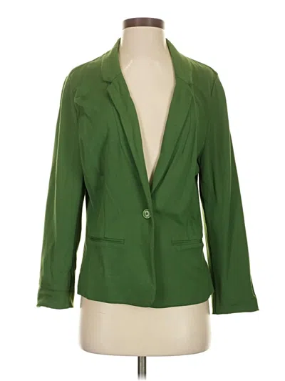 Pre-owned Kensie Blazer Jacket In Green