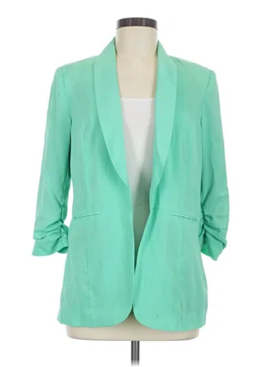 Pre-owned Kensie Blazer Jacket In Green