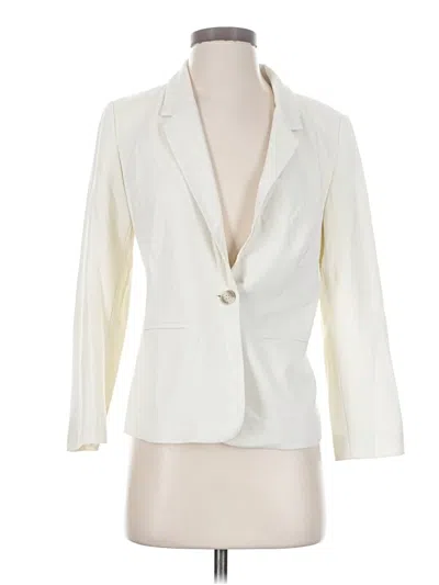 Pre-owned Kensie Blazer Jacket In Ivory