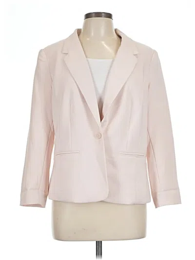 Pre-owned Kensie Blazer Jacket In Ivory