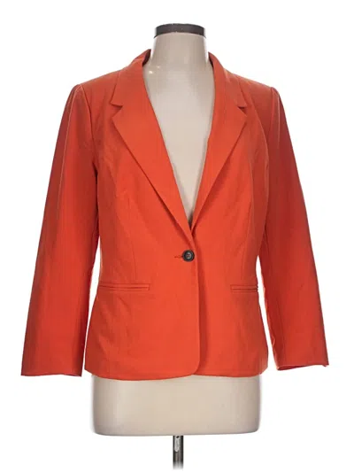 Pre-owned Kensie Blazer Jacket In Orange