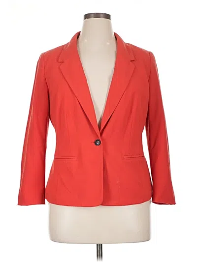 Pre-owned Kensie Blazer Jacket In Red