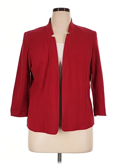 Kensie Blazer Jacket In Red