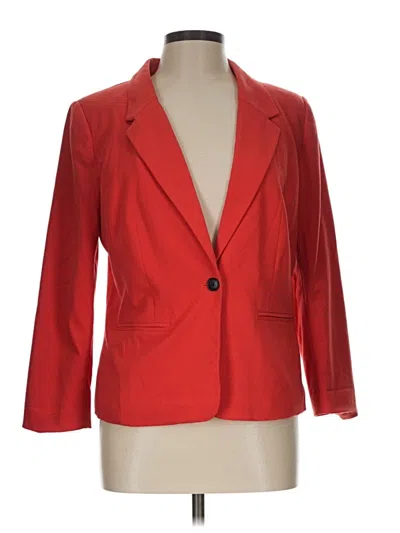 Pre-owned Kensie Blazer Jacket In Red