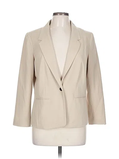 Pre-owned Kensie Blazer Jacket In White