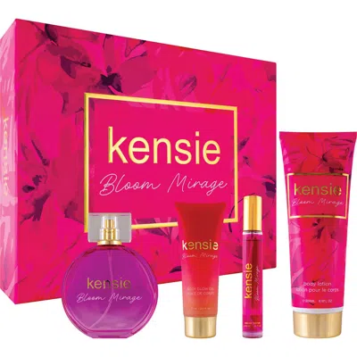 Kensie Bloom Mirage 4-piece Fragrance Set In Transparent